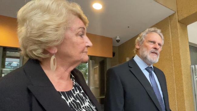 Cheryl and William McCormack outside the Coroner’s Court on Wednesday. Picture: Himangi Singh