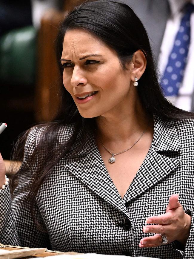 Britain's Home Secretary Priti Patel is a strong contender for leadership. Picture: AFP