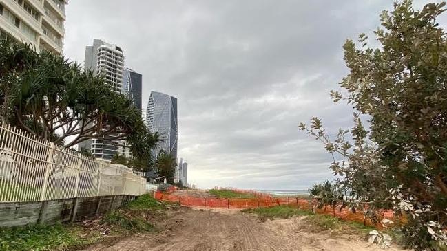 Work has started on the Surfers Paradise South Oceanway.