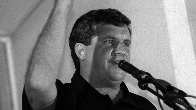 NT Chief Minister Shane Stone claimed victory in election after a convincing Country Liberal Party (CLP) win in 1995.