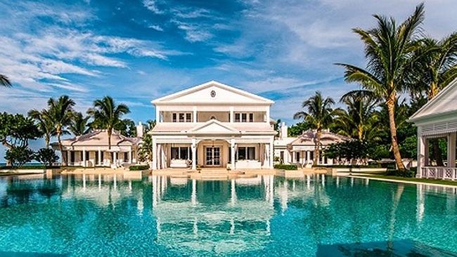 Celine Dion bought two Florida mansions and turned them into one massive resort. Picture: Sotheby's International.