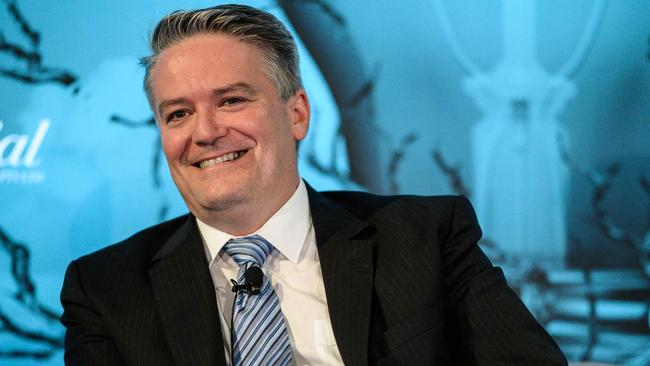 Mathias Cormann says he is ‘absolutely committed to ambitious and effective action on climate change’ but that there are different ways to do it. Picture: James Gourley