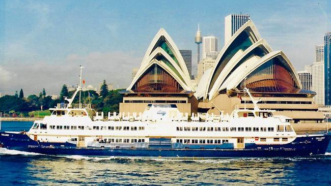 A calendar celebrating the iconic Manly ferry, which is to play a lesser role on the harbour from next year, has been created by a woman in Noray. Picture: Supplied.