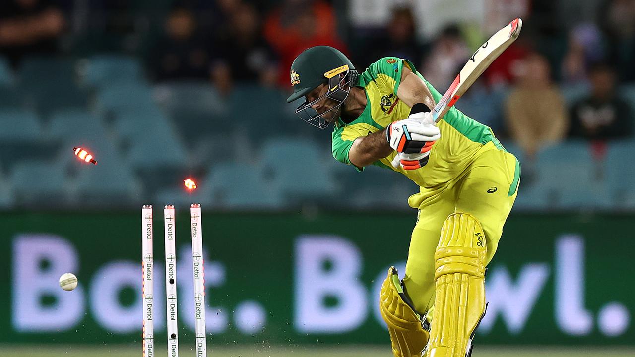 The moment Australia’s hopes ended. Picture: Getty Images