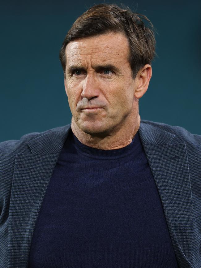 Andrew Johns was fuming. Photo by Matt King/Getty Images