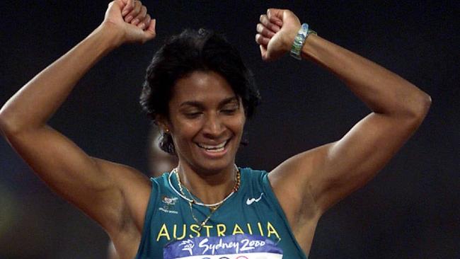 Nova Peris featured for the Hockeyroos and as an athlete at the Olympics.