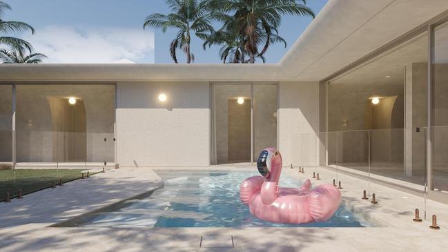 An artist's impression of the pool area of 'Horizon', which is scheduled for completion in the first quarter of 2025. Image supplied.