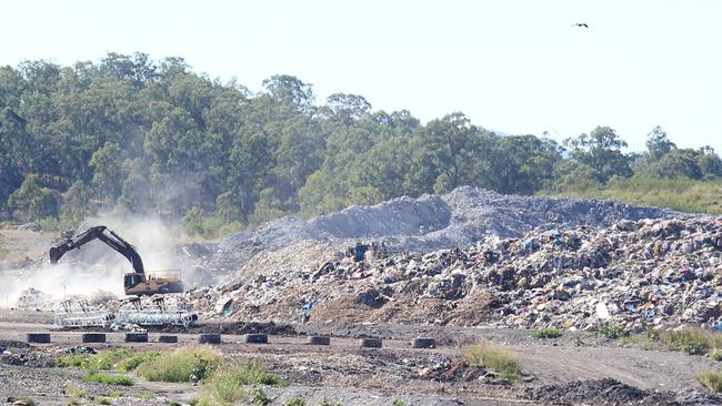 Cleanaway’s dump in the Ipswich suburb of New Chum. Picture: Supplied