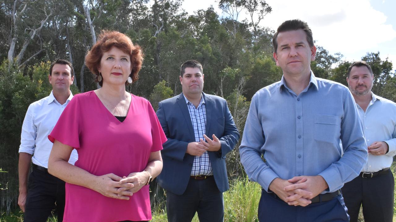 Sunshine Coast LNP MPs Dan Purdie, Fiona Simpson, Brett Mickelberg, Andrew Powell and Jarrod Bleijie are opposed to Sunshine Coast Council's consideration of light rail as a mass transit system.