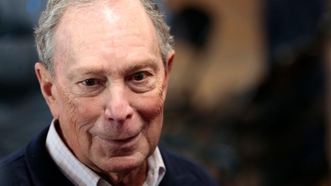 Democratic presidential hopeful and former New York mayor Mike Bloomberg. Picture: AFP