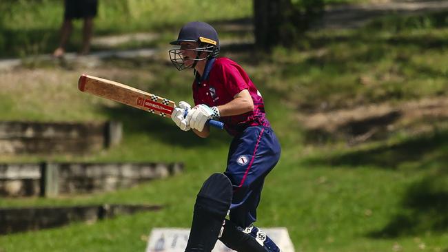 BSHS’s Adam Eastgate as the Southport School v Brisbane State High School at The Southport School/Village Green. Picture: Glenn Campbell