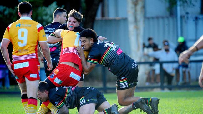 Sawtell Panthers vs Coffs Harbour Comets in round five of the 2024 Group 2 Rugby League competition at Rex Hardaker Oval on May 19, 2024. Picture: Leigh Jensen