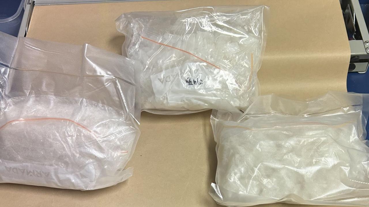 NT Police arrested Naser Turki and seized 3kg of methamphetamine in December.