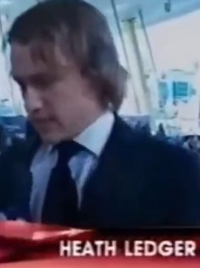 Heath Ledger on the red carpet at the 2006 AFI Awards.