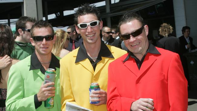 Fashion at the geelong Cup 2006 Dayne Walter, Matt Armstrong and Casey Evans of St Albans Park