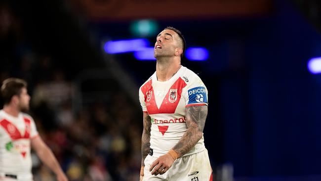 Paul Vaughan will not be suspended for eight games in 2022, after being sacked by the Dragons. Picture: Getty Images.