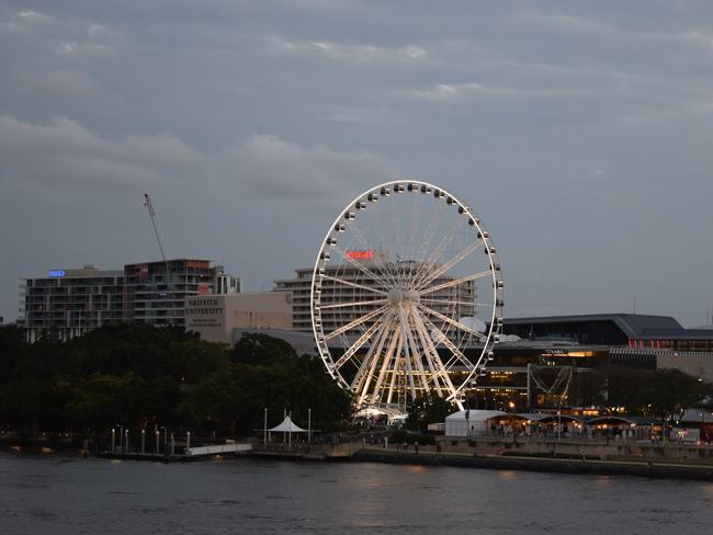 The Wheel of Brisbane at South Bank in Brisbane. Picture: Rae Wilson