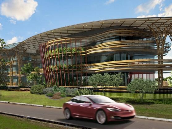 The proposed design for the NLC's new head office in Berrimah. Picture: Ashford Architects