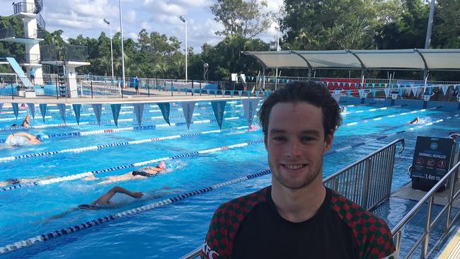 Rackley Centenary international swimmer Louis Townsend, a Terrace old boys wbo lives at Kelvin Grove.