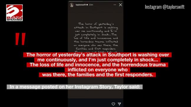 Taylor Swift 'shocked' by Southport attack