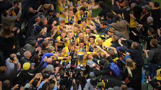 The deal will also keep the AFL Grand Final at the MCG until 2057. Picture: Scott Barbour/AFL Media/Getty Images