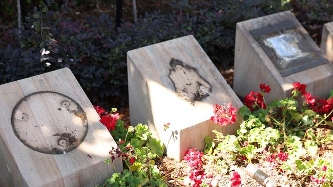 The Daily Telegraph 8.11.2024 Fairfield RSL - war memorial plaques stolen from the Bruce Short Memorial Garden. Picture: Rohan Kelly