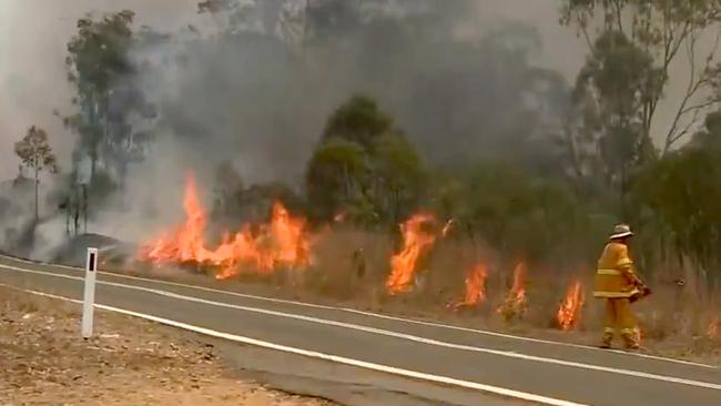 Fires continue to burn across the state. Picture: Channel 7