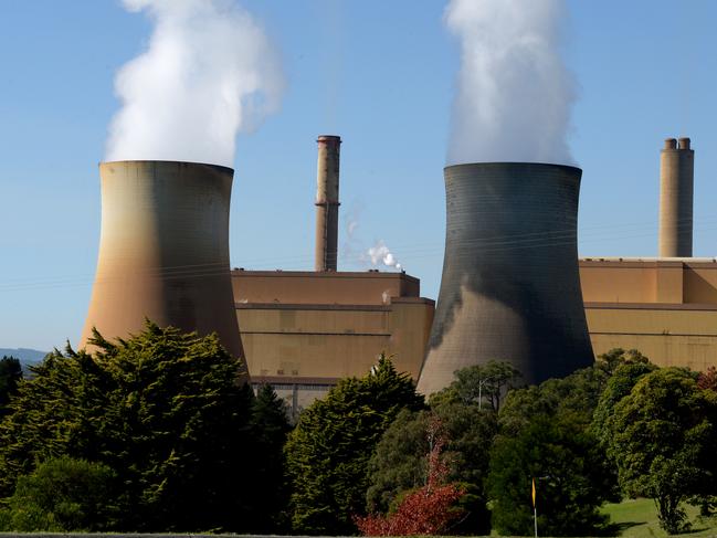 GIPPSLAND, AUSTRALIA - NewsWire Photos APRIL 22, 2024: A coal fired powered station at Yallourn in Gippsland. Picture: NCA NewsWire / Andrew Henshaw