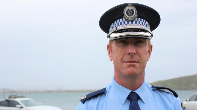 Acting Superintendent Brendan Gorman of the Coffs/Clarence Police is urging drivers to obey the law. Photo: Tim Jarrett