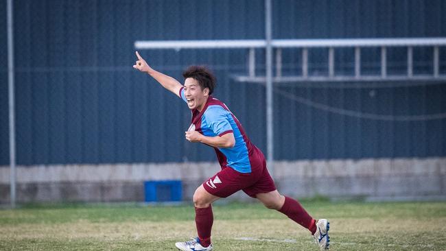 Coomera Soccer Club's Noriki Nahata. Picture: East End Digital