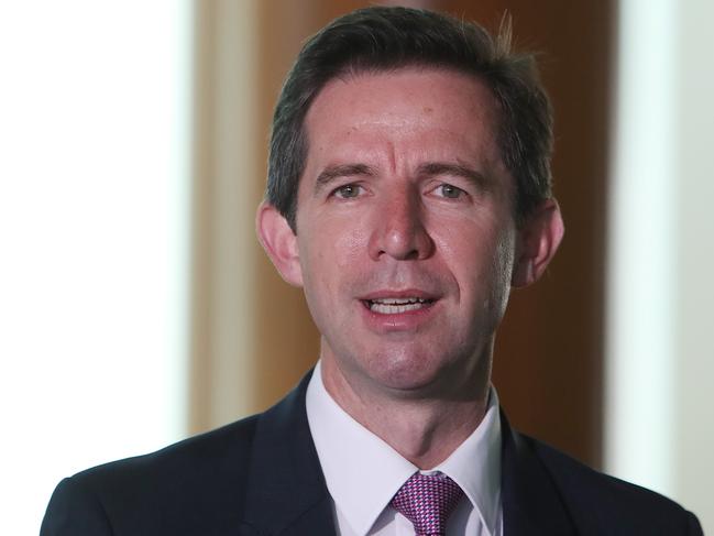 Minister for Trade Senator Simon Birmingham. Picture Kym Smith