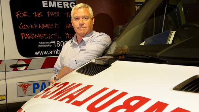 Ambulance Employees Australia state secretary Steve McGhie.