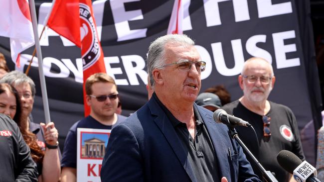HSU secretary Gerard Hayes said the state government as having to pick up shortfalls from the federal level. Picture: NCA NewsWire / Damian Shaw