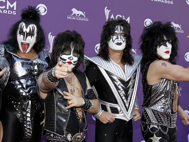 From left, Gene Simmons, Eric Singer, Tommy Thayer and Paul Stanley are KISS.