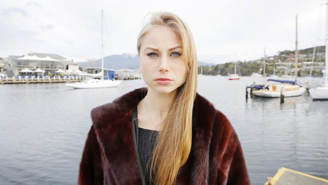 Tasmanian Grace Tame has won the right to release her name and speak about sexual abuse. Picture: PATRICK GEE