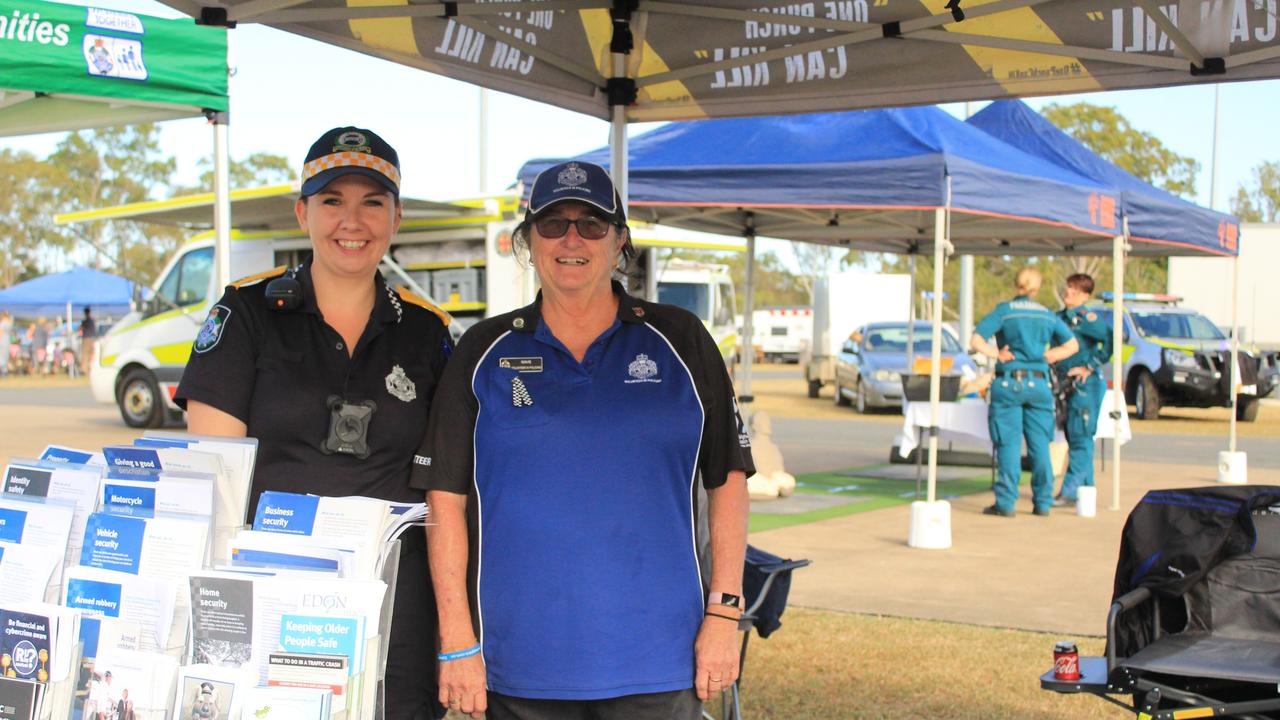 BUNDY SHOW 2021: Police Liaison Officer Edyta Gradowska and Volunteer in Policing Mavis White.