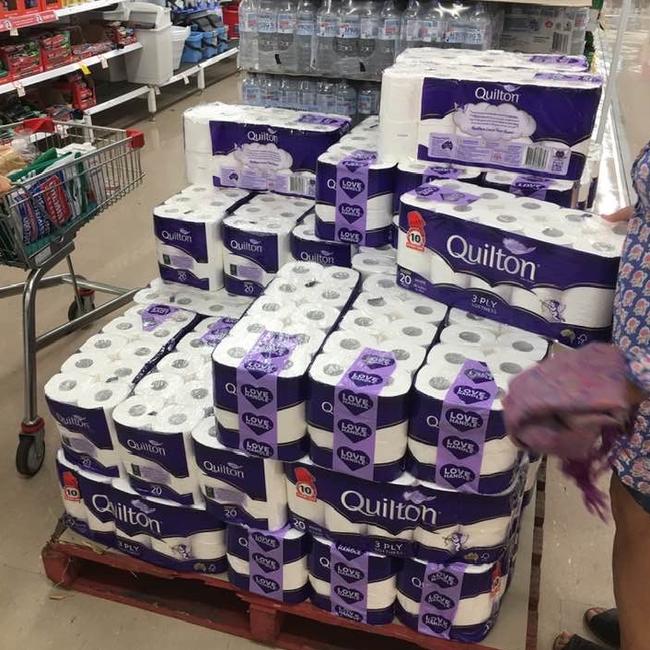 Toilet paper at Coles Beenleigh this morning.