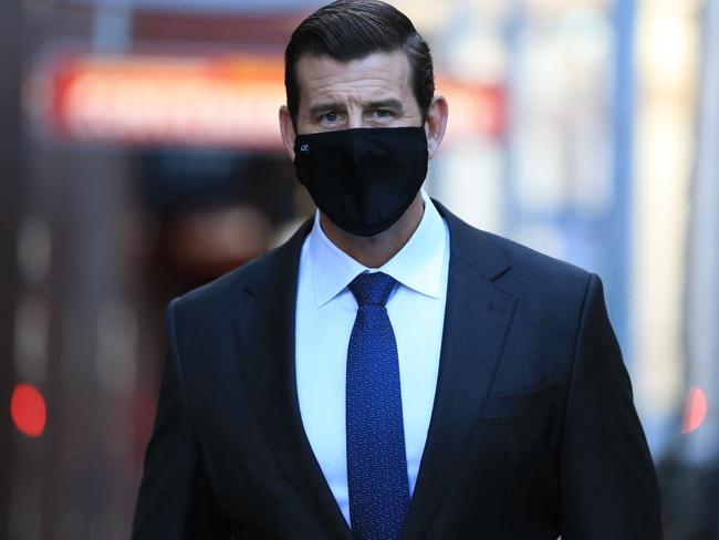 SYDNEY, AUSTRALIA - NewsWire Photos JULY 27, 2021 - Ben Roberts-Smith arrives at the Federal Court in Sydney.Picture: NCA NewsWire / Christian Gilles