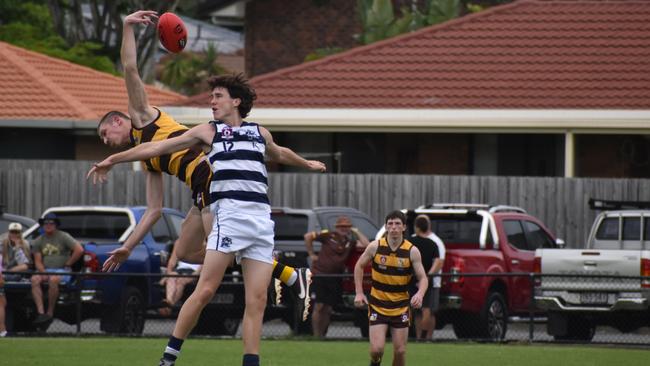 Colts action between the Aspley and Broadbeach. Saturday April 1, 2023. Picture: Nick Tucker