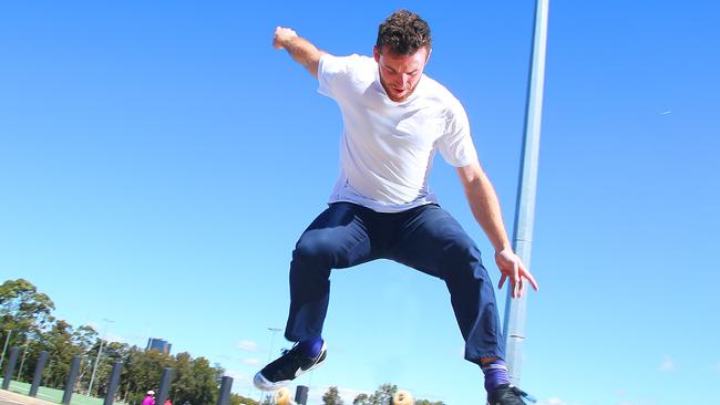 Skateboarder Ben Drayton. Picture: Phil Rogers