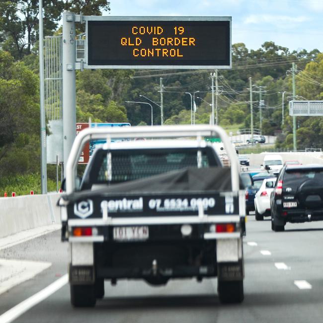 The COVID-19 border closure has been contentious, particularly in the Gold Coast and the Tweed. Picture: Nigel Hallett