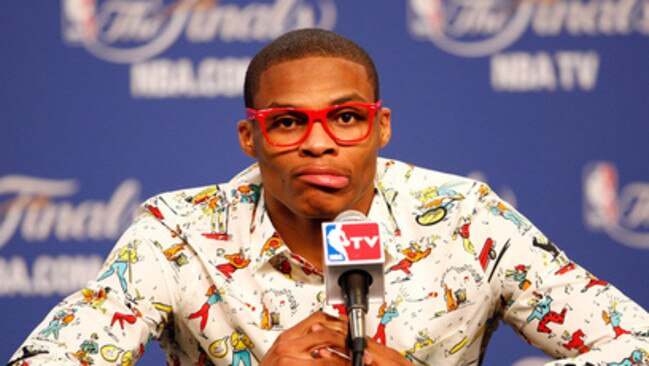 Russell Westbrook is renowned for his polarising fashion sense.