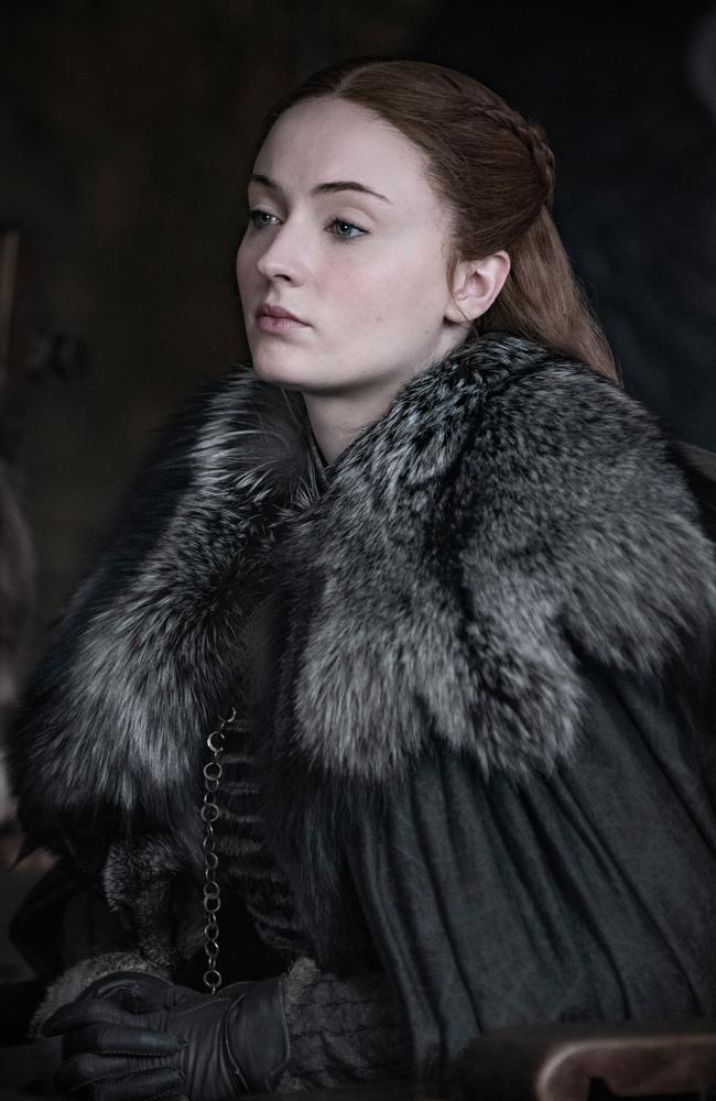 A sneak peak of Sansa Stark (Sophie Turner) in Season 8. Picture: HBO