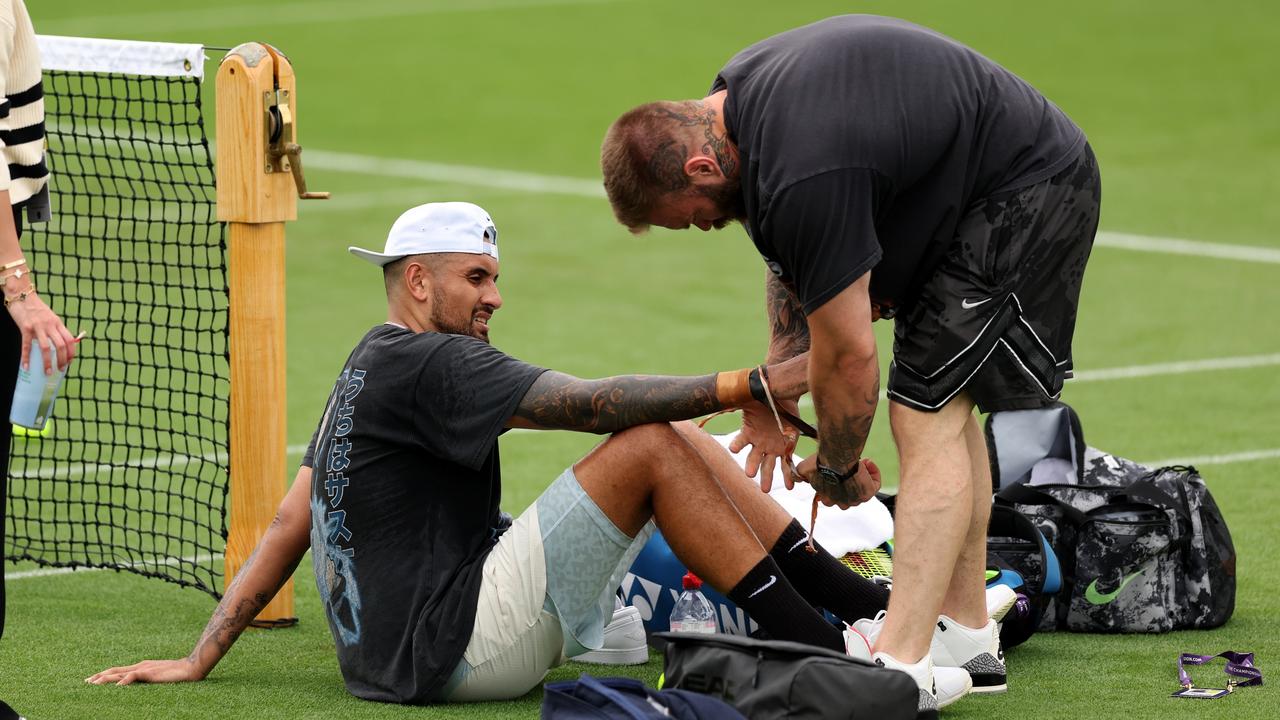 Nick Kyrgios has battled injuries for the past two years