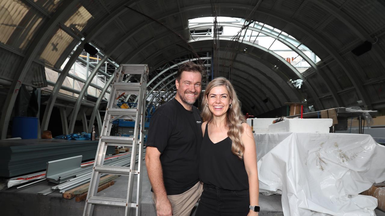 Ben and Tarryn Brown at their new venue Stratton Bar &amp; Kitchen in Newstead. Picture: Annette Dew