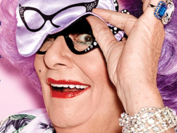 Dame Edna: ‘Family comes second’