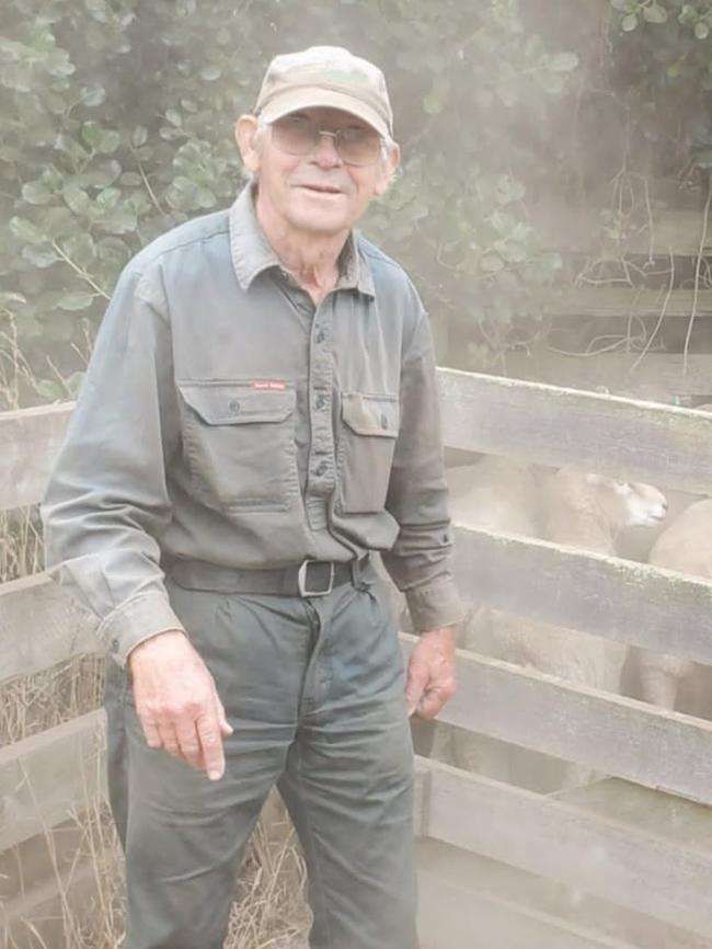 King Island farmer Noel Cooke. Picture: Supplied.