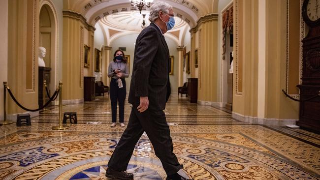 Mitch McConnell’s achievements are legion, including skilfully manoeuvring Trump’s legislative accomplishments and judicial appointments through the Senate. Picture: Getty Images.