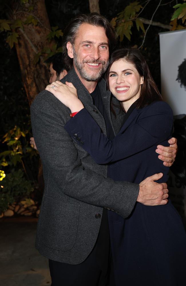 Andrew Form, 55, and White Lotus star Alexandra Daddario, 38, recently welcomed their first baby together. Photo: Phillip Faraone/Getty Images for On Our Sleeves.