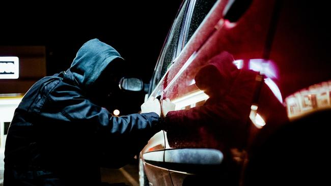 Thieves are targeting unlocked vehicles.